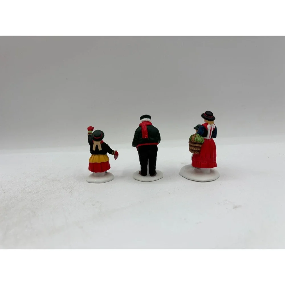 Department 56 1990 Vintage Heritage Village The Toy Peddler Set of 3 5616-2